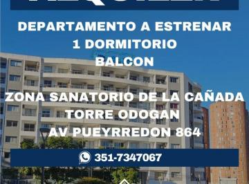Departamento de 3 ambientes, Córdoba · Alquiler Dpto a Estrenar B° Observatorio