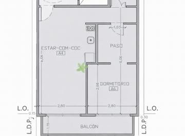 Departamento · 42m² · 2 Ambientes · Departamento Venta 2 Ambientes 50 m Caballito