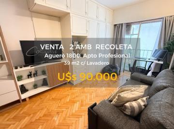 Departamento · 39m² · 2 Ambientes · Departamento 2 Amb Recoleta, Excelente Ubicación!