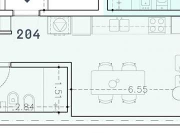 Departamento · 45m² · 2 Ambientes · Uy Solano Patio 1 Dormitorio en Punta Carretas