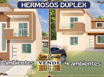 Casa de 4 ambientes, Mar del Tuyú · Dúplex 3 y 4 Ambientes a Estrenar Mar del Tuyú a 4 C. del Mar Vende en Pozo Sara Zapata Inmobiliaria
