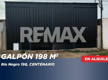 Bodega-Galpón · 198m² · Alquiler de Galpon a Estrenar en Centenario