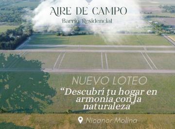 Terreno · 800m² · Se Vende Terreno en Nicanor Molinas, Lote 79