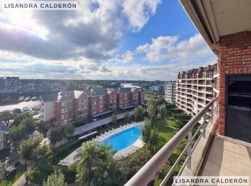 Departamento · 63m² · 2 Ambientes · 1 Cochera · Departamento Alquiler Anual 2 Ambientes Toilete Vista Al Rio en Miradores de La Bahia Nordelta