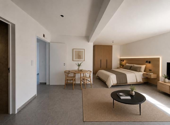 Departamento · 38m² · 1 Ambiente · 1 Cochera