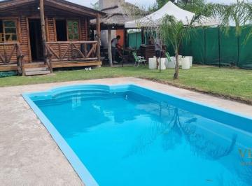 Quinta vacacional · 37m² · 3 Ambientes · Quinta | Cabaña de Madera | Merlo | Pileta y Parrilla