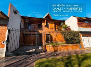 Casa · 256m² · 5 Ambientes · 4 Cocheras · Chalet de 5 Ambientes en Venta El Palomar Apto Crédito Bancario F: 11166