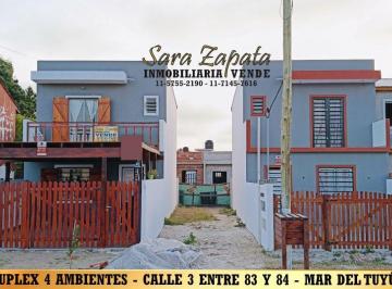 Casa de 4 ambientes, Mar del Tuyú · Dúplex 3 Dorm. 4 Amb Semi Independiente Al Frente Mar del Tuyú Vende Sara Zapata Inmobiliaria