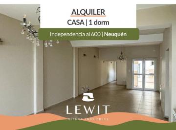 Casa · 91m² · 2 Ambientes · Alquiler Casa 1 Dormitorio | 90 m² | Patio y Parrilla | Independencia Al 60 | Centro Este | Neuquén
