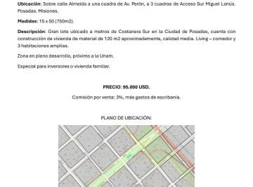 Casa en Venta de 6 ambientes Aguas Corrientes · Casa en Venta Barrio Miguel Lanus