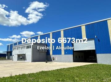 Bodega-Galpón · 6673m² · Excelente Nave Industrial en Alquiler con Oficinas en Parque Industrial Ezeiza