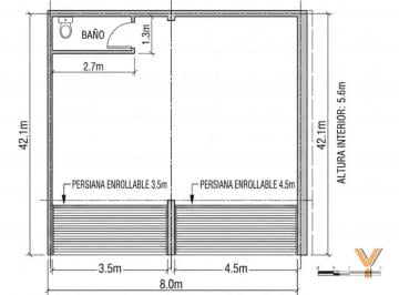 Depósito · 336m² · 1 Ambiente · Depósito en Alquiler - Monoambiente 1 Baño - 336 m - San Cristobal