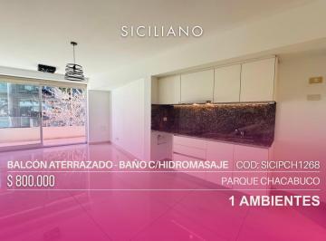 Departamento · 29m² · 1 Ambiente · Departamento en Parque Chacabuco