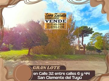Terreno , San Clemente del Tuyú · Gran Lote de Terreno Baldío 20*57,5 San Clemente Vende Sara Zapata Inmobiliaria