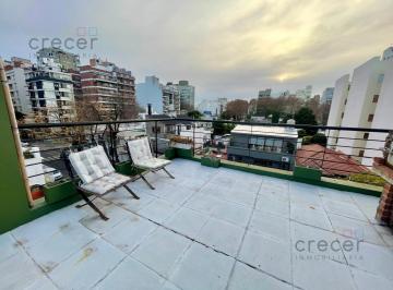 Departamento · 42m² · 2 Ambientes · Alquiler 2 Ambientes Frente Balcón Amplia Terraza Propia C/parrilla en Piso Superior Baunes Al 1800