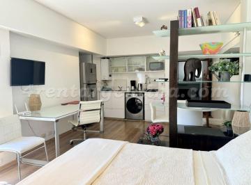 Departamento de 1 ambiente, Palermo · Departamento Para 2 Personas en Alquiler Temporario en Las Cañitas