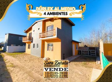 Casa de 4 ambientes, Mar del Tuyú · Dúplex 4 Ambientes a Estrenar Vende Sara Zapata Inmobiliaria