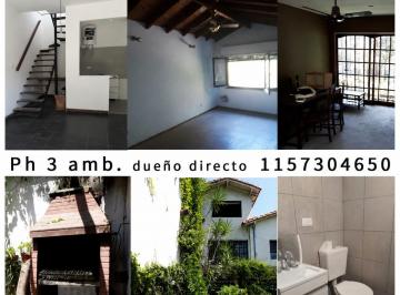 PH de 3 ambientes, Vicente López · Dueño Alquila. Permanente. PH Tipo Casa en Olivos Residencial. Muy Luminoso