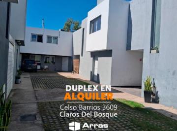 PH de 1 ambiente, Córdoba · "Alquilo Duplex Claro del Bosque"