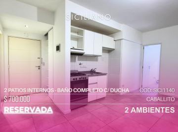 Departamento · 33m² · 2 Ambientes · Departamento en Caballito