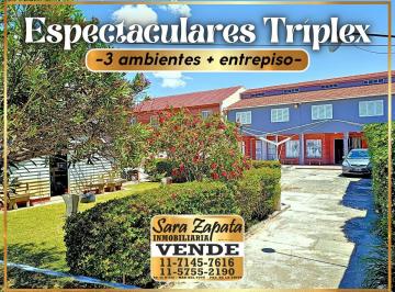 PH de 16 ambientes, Mar del Tuyú · 4 Triplex 4 Ambientes en Block a 2 Cuadras del Mar en Mar del Tuyú Vende Sara Zapata Inmobiliaria