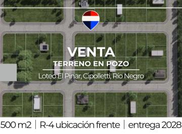 Terreno · 545m² · Venta Terreno en Pozo, Loteo El Pinar, Cipolletti