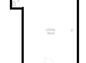 Local comercial · 35m² · 1 Ambiente · Concesion Verduleria Martinez San Isidro