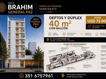 Departamento de 2 ambientes, Córdoba · Invertí en General Paz | Departamentos Desde Usd 72.000