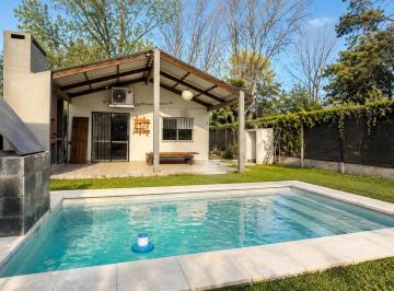 Casa · 317m² · 4 Ambientes · Alquiler: Casa de Dos Dorm. con Galería, Jardín y Pileta en Funes.