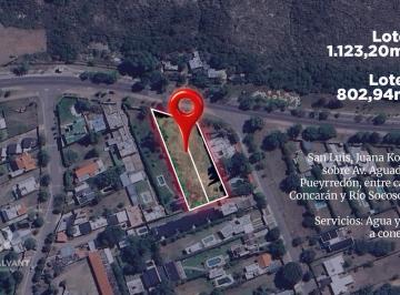 Terreno · 1123m² · Venta Terrenos de 802,94 m² y 1.123 m². Av Aguada de Pueyrredón