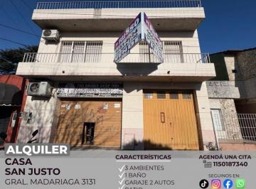 RUS-RUS-11260_2 · Alquiler Casa 3 Ambientes - San Justo
