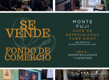 Fondo de comercio de 1 ambiente, Belgrano · Cafeteria Venta Fondo de Comercio Take Away
