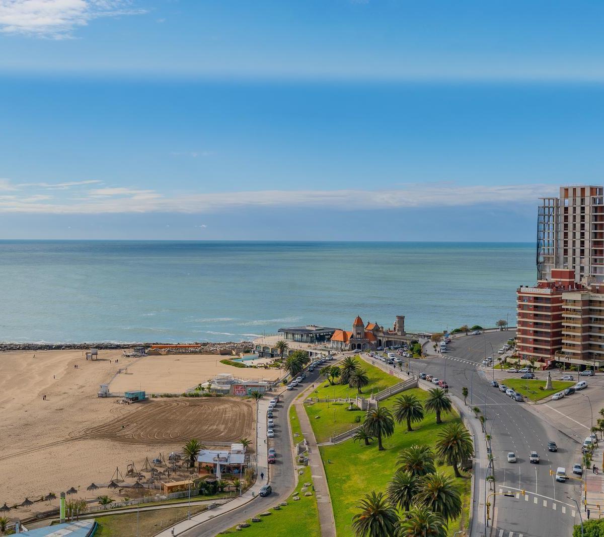 Depto 3 amb, 59m² con balcón y vista al mar — Torreón