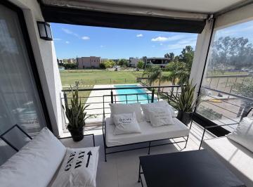 Departamento · 132m² · 4 Ambientes · 2 Cocheras · Departamento Pb con Jardín y Amarra - Villanueva