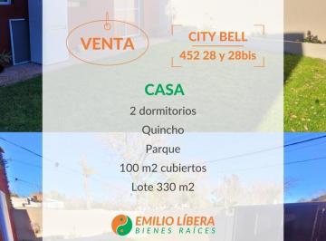 Casa · 100m² · 5 Ambientes · 2 Cocheras · Casa en City Bell Zona Country
