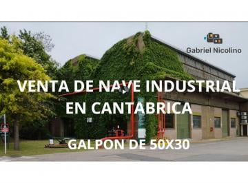 Bodega-Galpón · 1950m² · 3 Cocheras · Inversión Estratégica: Nave Industrial en Parque Industrial Cantábrica Morón