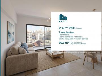 Departamento · 51m² · 2 Ambientes · Excelente Departamento 2 Ambientes a Estrenar en Venta en Boedo
