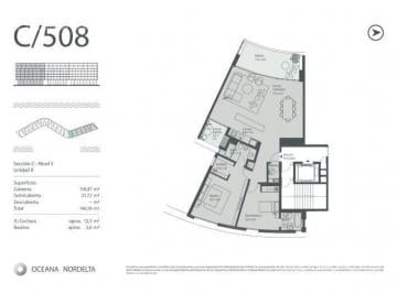 Departamento · 118m² · 3 Ambientes · 1 Cochera · Departamento Venta Nordelta 3 Ambientes
