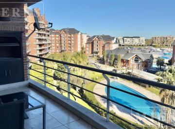 Departamento · 45m² · 2 Ambientes · 1 Cochera · Departamento 2 Ambientes en Alquiler Anual Amoblado. Miradores de La Bahía.
