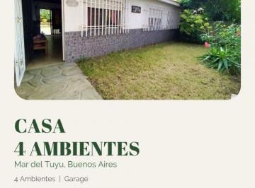 Casa de 4 ambientes, Mar del Tuyú · Inmobiliaria Vende Casa + Lote Lindante en Mar del Tuyu (Costa Atlàntica)