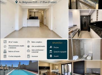 Departamento de 1 ambiente, Salta · Monoambiente Amplio Apto Profesional en Av Belgrano – Edificio Ítalo 1