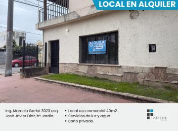 Local comercial de 2 ambientes, Córdoba · Alquiler Local Comercial B Jardin. Apto Oficina - Comercial. 41 m². Baño. Luz. Agua. Profesional.