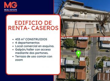 Edificio · 433m² · 9 Ambientes · Edificio de Renta: 433 m² + 4 Dptos + Local + Galpon