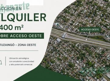 Terreno · 2400m² · Alquiler de Fracción 60 X 40 en Ituzaingó - Sobre Acceso Oeste