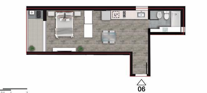 Departamento · 33m² · 1 Ambiente