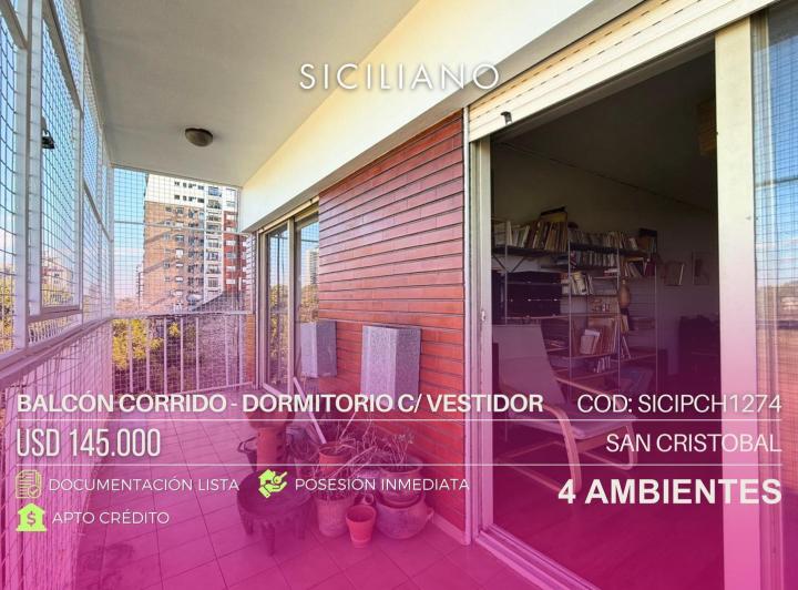 Departamento · 86m² · 4 Ambientes