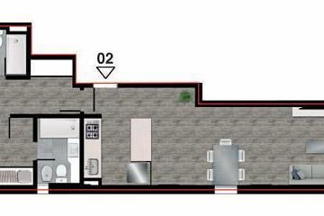 Departamento · 77m² · 3 Ambientes · Venta - Departamento 2 Dorm. en Construcción. Centro, Rosario.