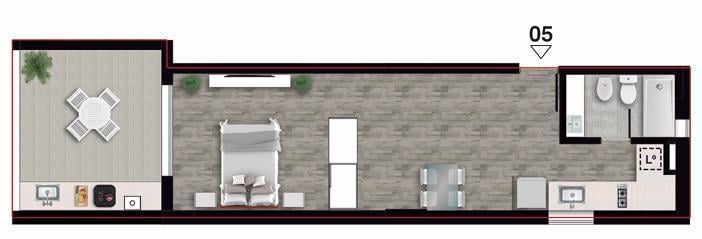 Departamento · 38m² · 1 Ambiente