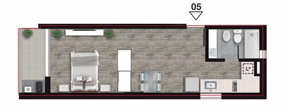 Departamento · 34m² · 1 Ambiente