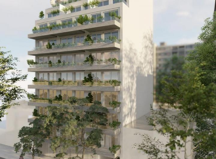 Desarrollo vertical · Zapata 190 - 2 y 3 Ambientes con Cocheras Opcionales - Colegiales